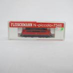 Fleischmann 7346 BR 111 4-assig, verkeersrood Digitaal N OVP, Info@roco.cc, Gebruikt, Verzenden, Fleischmann