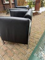 2x Wilkhahn Cubis 831 fauteuils chroom poten, Ophalen, Gebruikt, Chique Kantoor Klassiek Hal Loungen Industrieel Strak Bauhaus