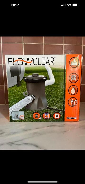 Nieuwe zwembad intex filterpomp bestway  beschikbaar voor biedingen