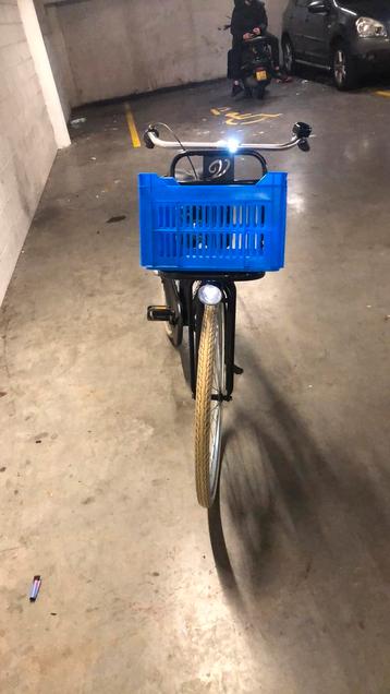 Te koop mooie zwarte transporter herenfiets vogue 28 inch beschikbaar voor biedingen