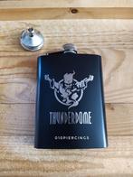 Nieuwe zwarte heupfles met gegraveerd logo. Thunderdome., Ophalen of Verzenden, Zo goed als nieuw