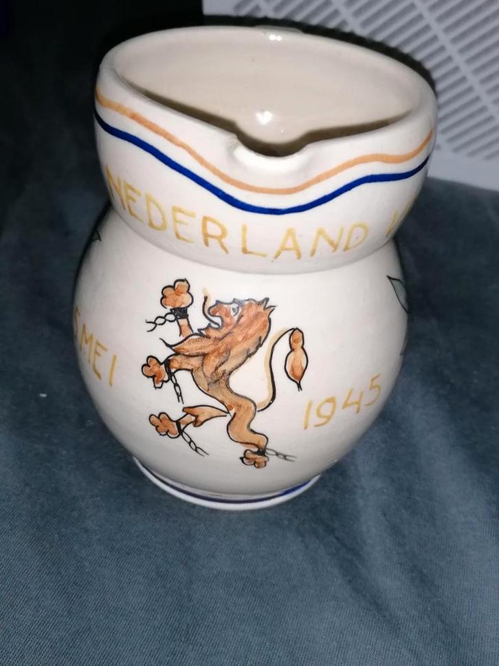 Mei 1945 bevrijdings kannetje Goedewagen Gouda, Verzamelen, Militaria | Tweede Wereldoorlog, Overige soorten, Kunstobject, Nederland