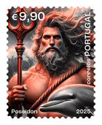 Portugal Postzegel 2025 - Poseidon Crypto stamp, Postzegels en Munten, Ophalen of Verzenden, Postfris