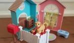 Mattel 2005- Barbie- hond met hok en spullen- set compleet, Verzamelen, Ophalen, Zo goed als nieuw, Fashion Doll