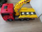 Grote Dickie vrachtwagen met kraan, afsleepwagen, Kinderen en Baby's, Speelgoed | Speelgoedvoertuigen, Gebruikt, Ophalen of Verzenden
