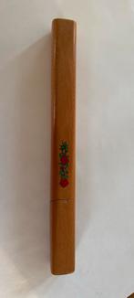 Houten koker voor breinaalden, Ophalen of Verzenden, Gebruikt, Breien, Overige typen