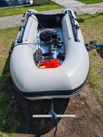 Nemaxx SY-330 Rubberboot + 5 PK Mercury + Alu-handtrailer, Watersport en Boten, Aluminium, Gebruikt, Benzine, Minder dan 70 pk