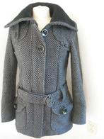 TRF WOOL COLLECTION jas grijs zwart ruit maat M, Maat 38/40 (M), TRF Wool Collection, Zwart, Ophalen of Verzenden