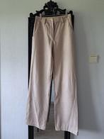 Beige broek in lederlook van New Collection, maat S., Beige, Ophalen of Verzenden, Zo goed als nieuw, Maat 36 (S)