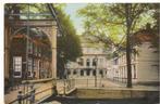 Weesp Groote Plein met Stadhuishuis  1913, Verzamelen, Ansichtkaarten | Nederland, Gelopen, Zuid-Holland, Ophalen of Verzenden