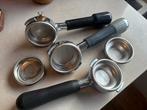 Portafilters voor o.a. Nuova Simonelli + tamper, Ophalen of Verzenden, Zo goed als nieuw