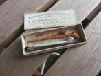 Miniatuur Goudse Goedewaagen pijpen in doosje, rond 1900, Verzamelen, Verzenden, Gebruikt, (Water)pijp