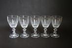 geslepen glas mid century Spiegelau loodkristal 5x wijn, Glas of Glazen, Ophalen of Verzenden, Overige stijlen, Glas