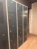 Lockers, Huis en Inrichting, Kasten | Lockerkasten, Ophalen, Zo goed als nieuw, Grijs antraciete stalen kluisjes