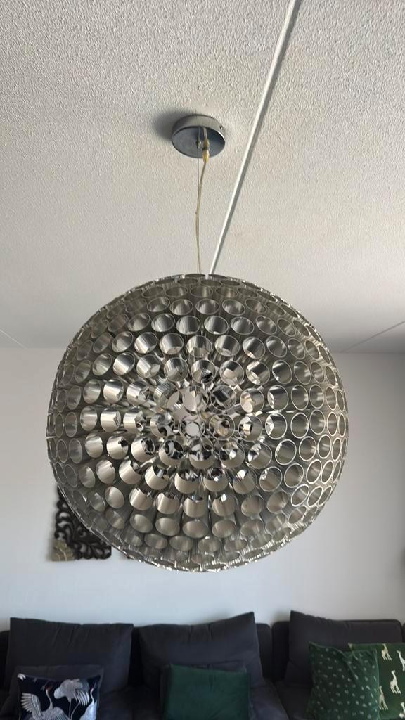 MODERNE METALEN LAMPEN, Huis en Inrichting, Lampen | Kroonluchters, Zo goed als nieuw, Metaal, Ophalen of Verzenden