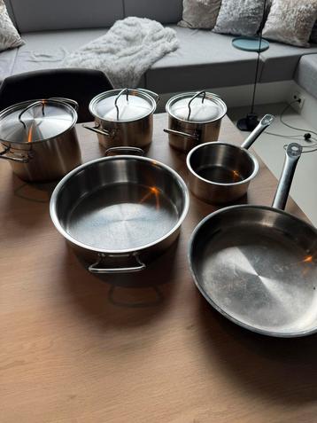 Fissler Pannenset 6-delig Cookstar 18-10 beschikbaar voor biedingen