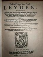 Beschrijvinge der Stadt Leyden 1641 Jan Orlers, Ophalen of Verzenden