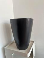Hoge abstracte zwarte/donkergrijze Ikea Vaas, Huis en Inrichting, Woonaccessoires | Vazen, Ophalen, Zo goed als nieuw, Zwart, Minder dan 50 cm