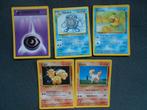 5 pokémon kaartjes italiaans poliwhirl vulpix ponyta psyduc, Ophalen, Gebruikt, Meerdere kaarten