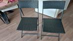 bistrostoeltjes zitting 42/42 Zithoogte 46 totale hoogte 82, Tuin en Terras, Ophalen of Verzenden, Gebruikt
