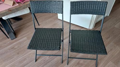 bistrostoeltjes zitting 42/42 Zithoogte 46 totale hoogte 82, Tuin en Terras, Tuinstoelen, Gebruikt, Ophalen of Verzenden
