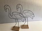 Metalen decoratievogel zwart 40 cm, Huis en Inrichting, Woonaccessoires | Cd- en Dvd-rekken, Ophalen of Verzenden, Zo goed als nieuw