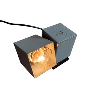 Vintage industriële kubus lamp Kaiser Leuchten  beschikbaar voor biedingen