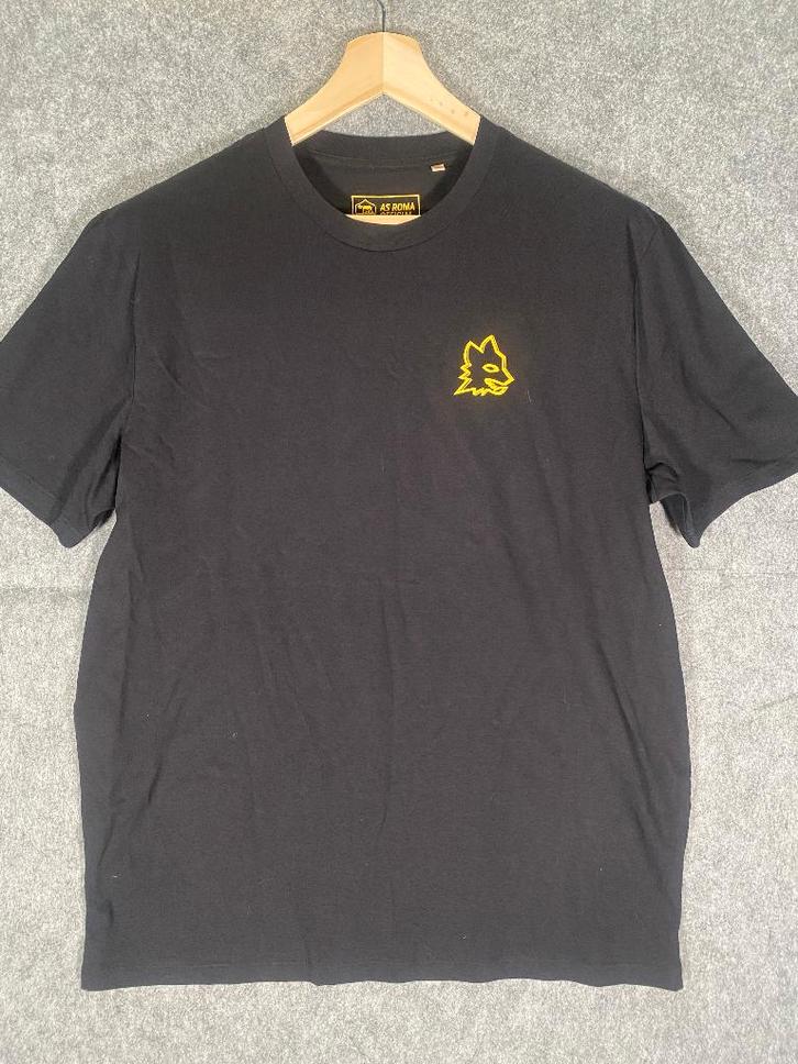 AS Roma “Lupetto” Tee – Black – Size M (, Kleding | Heren, T-shirts, Nieuw, Maat 48/50 (M), Zwart, Verzenden