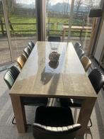 Houten tafel, Ophalen, 200 cm of meer, 50 tot 100 cm, Zo goed als nieuw