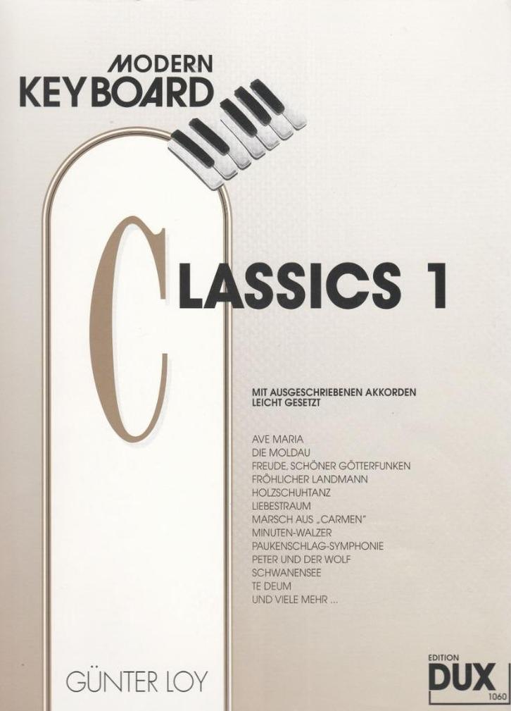GUNTER LOY - MODERN KEYBOARD - CLASSICS 1, Muziek en Instrumenten, Bladmuziek, Gebruikt, Artiest of Componist, Populair, Keyboard