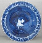 delftsblauw wandbord Porcelynefles 1977 J.Ket Rembrandt, Ophalen of Verzenden