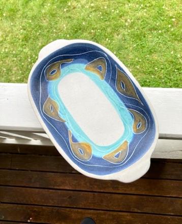 Keramische schaal/schotel, Höganäs Zweden. Vintage jaren 60  beschikbaar voor biedingen