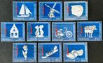 Nederlandse Iconen 2014 complete serie 3140/3149 -2, Ophalen of Verzenden, Na 1940, Gestempeld
