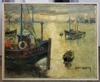 Joris HOUWEN, in de haven van Oostende, Ophalen