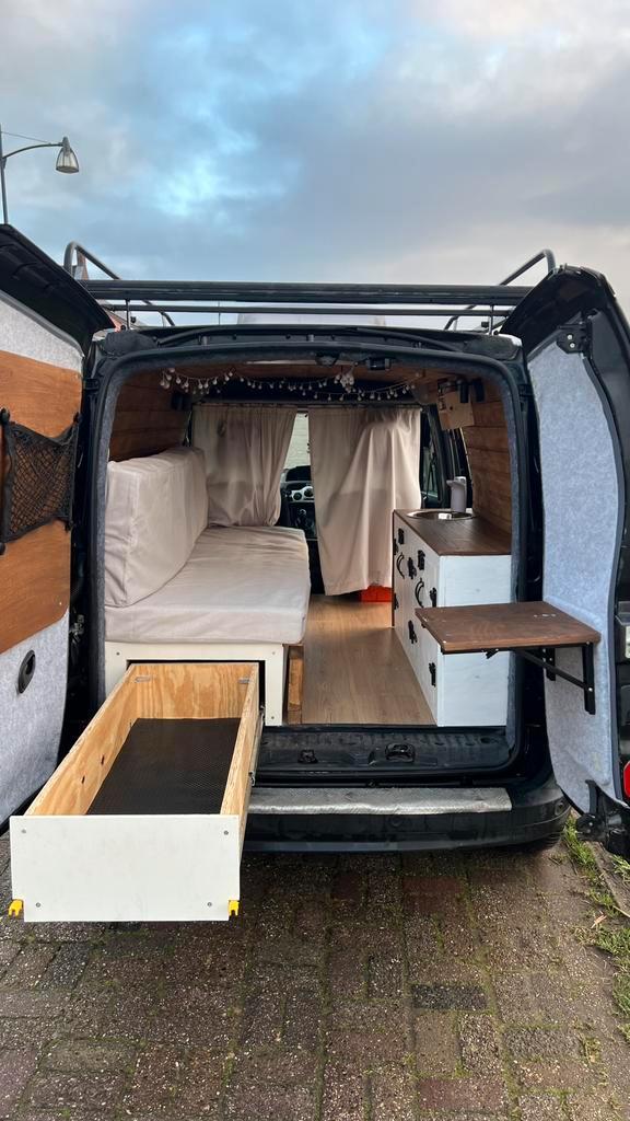 Renault Kangoo express maxi mini camper, Auto's, Bestelauto's, Particulier, Renault, Diesel, Origineel Nederlands, Ophalen
