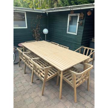 Sklum tuintafel Kaela 220x100cm Acacia hout tafel 8 personen beschikbaar voor biedingen