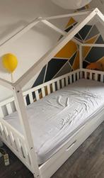 Bedhuisje met Onderlade, Ophalen, 85 tot 100 cm, Gebruikt, Lattenbodem