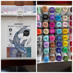 Panduro Brush Colour Markers - 48 stuks, Hobby en Vrije tijd, Tekenen, Ophalen of Verzenden, Zo goed als nieuw, Potlood of Stift