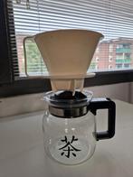 Ouderwetse koffiepot met filter voor heerlijke koffie, Zo goed als nieuw
