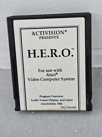 Atari 2600 H.E.R.O. - Activision Klassieker beschikbaar voor biedingen