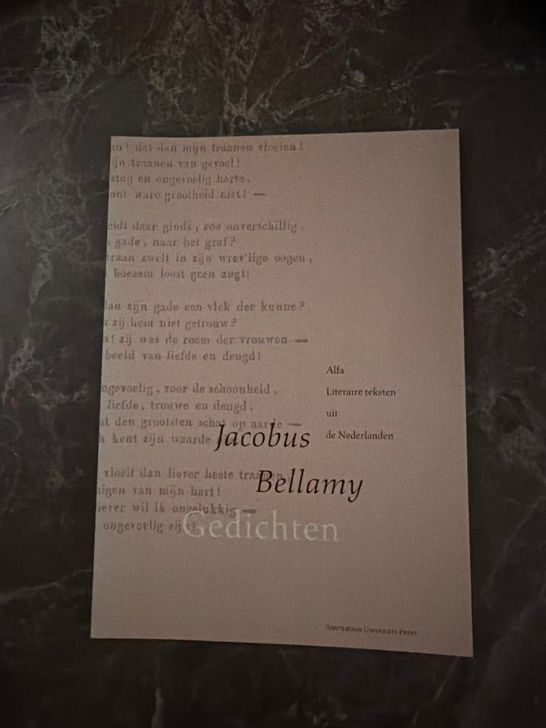 Nieuw - Bellamy Gedichten, Ophalen of Verzenden, Nieuw, Eén auteur