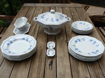 Rosenthal Maria blaue Magnolienranke top-eetservies US-zone beschikbaar voor biedingen