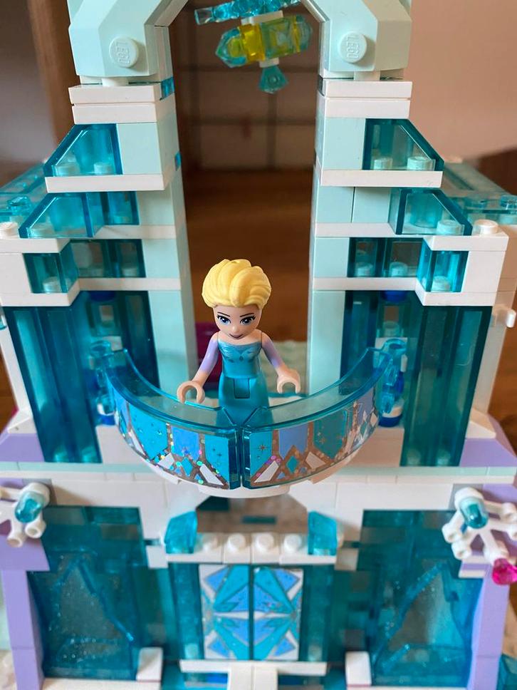 Elsa's IJspaleis Lego Frozen, Kinderen en Baby's, Speelgoed | Duplo en Lego, Zo goed als nieuw, Lego, Complete set, Ophalen of Verzenden
