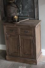 Halkastje / tv kast / kast massief teak 'sober', Huis en Inrichting, Ophalen, Www.jufbrocante.nl, Www.jufbrocante.nl, Nieuw