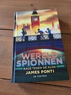 Boek: wereldspionnen. " race tegen de klok" van James Ponti, Ophalen, Nieuw