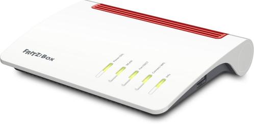 Fritzbox 7590, Computers en Software, Routers en Modems, Zo goed als nieuw, Router met modem, Ophalen of Verzenden