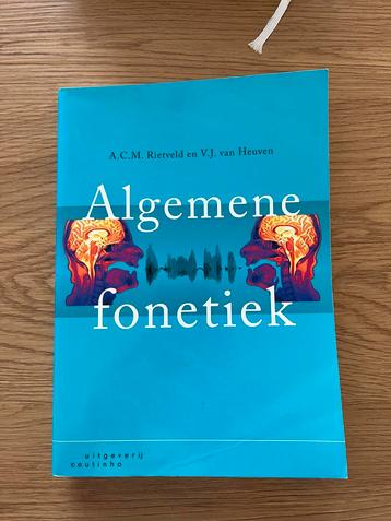 Algemene Fonetiek - Studieboek beschikbaar voor biedingen