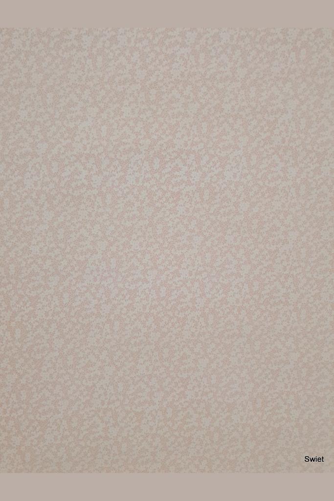 14024 behang roze wit bloemen 60s swiet, Huis en Inrichting, Stoffering | Behang, Wit, minder dan 10 m², Ophalen of Verzenden