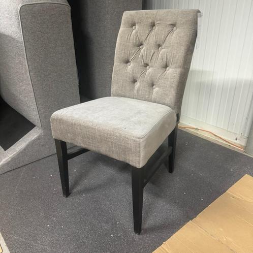 Laatste! Eetkamerstoel Sheffield | UrbanSofa, Huis en Inrichting, Stoelen, Nieuw, Eén, Stof, Overige materialen, Grijs, Ophalen