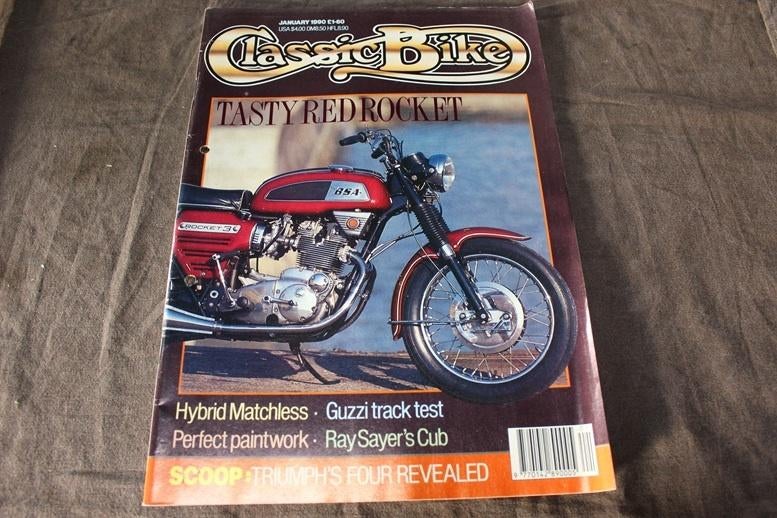 Classic Bike januari 1990 BSA Rocket 3, Motoren, Ophalen of Verzenden, Harley-Davidson of Buell